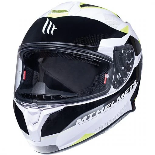 MT Helmets Casque De Moto Intégral Casques MT TARGO ENJOY D3 Glossy Yellow Fluo -MT Helmets Shop casque de moto integral casques mt targo enjoy d3 glossy yellow fluo 102395