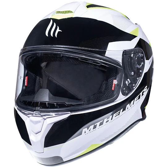 MT Helmets Casque De Moto Intégral Casques MT TARGO ENJOY D3 Glossy Yellow Fluo 3 MT Helmets Casque De Moto Intégral Casques MT TARGO ENJOY D3 Glossy Yellow Fluo