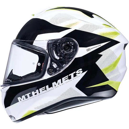 MT Helmets Casque De Moto Intégral Casques MT TARGO ENJOY D3 Glossy Yellow Fluo 4 MT Helmets Casque De Moto Intégral Casques MT TARGO ENJOY D3 Glossy Yellow Fluo – Image 2