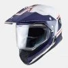 MT Helmets Casque De Moto Intégral Cross Enduro MT Casques Synchrony DuoSport Vintage Blanc Bleu