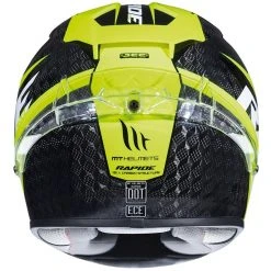 MT Helmets Casque De Moto Intégral En MT Casques Fibre RAPIDE PRO CARBON C3 Noir Jaune Fluo Brillant -MT Helmets Shop casque de moto integral en mt casques fibre rapide pro carbon c3 noir jaune fluo brillant 135640