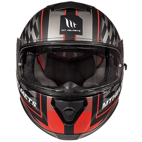 MT Helmets Casque De Moto Intégral MT Casques Thunder3 SV ISLE OF MAN B5 Matt Black Red 7 MT Helmets Casque De Moto Intégral MT Casques Thunder3 SV ISLE OF MAN B5 Matt Black Red – Image 5