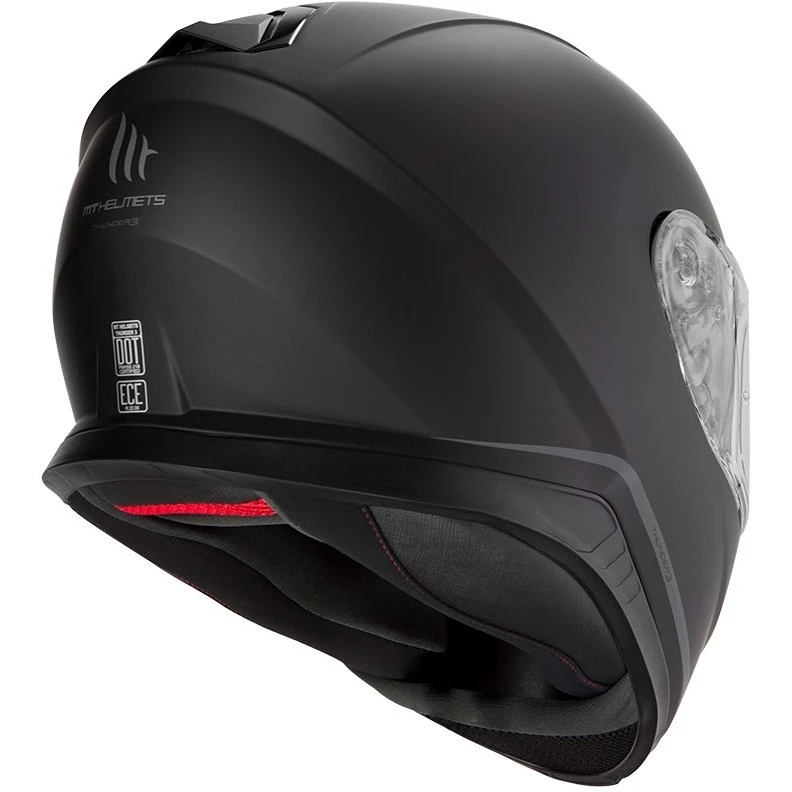 MT Helmets Casque De Moto Intégral MT Casques Thunder3 SV Solid Matt Black 4 MT Helmets Casque De Moto Intégral MT Casques Thunder3 SV Solid Matt Black – Image 2