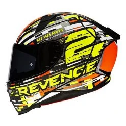 MT Helmets Casque De Moto Intégral Mt Helmet REVENGE 2 BAYE A4 Fluo Yellow Polished Pearl -MT Helmets Shop casque de moto integral mt helmet revenge 2 baye a4 fluo yellow polished pearl 92857