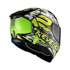 MT Helmets Casque De Moto Intégral Mt Helmet REVENGE 2 BAYE A6 Vert Fluo Pearl Glossy -MT Helmets Shop casque de moto integral mt helmet revenge 2 baye a6 vert fluo pearl glossy 92859