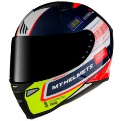 MT Helmets Casque De Moto Intégral Mt Helmet REVENGE 2 RS A0 Glossy Blue