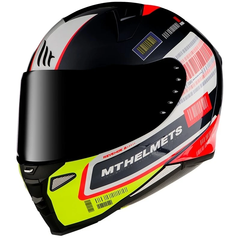 MT Helmets Casque De Moto Intégral Mt Helmet REVENGE 2 RS A1 Noir Brillant 3 MT Helmets Casque De Moto Intégral Mt Helmet REVENGE 2 RS A1 Noir Brillant