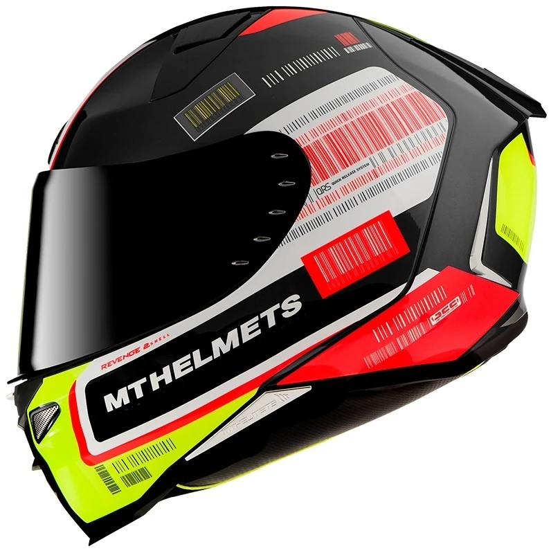 MT Helmets Casque De Moto Intégral Mt Helmet REVENGE 2 RS A1 Noir Brillant 5 MT Helmets Casque De Moto Intégral Mt Helmet REVENGE 2 RS A1 Noir Brillant – Image 3