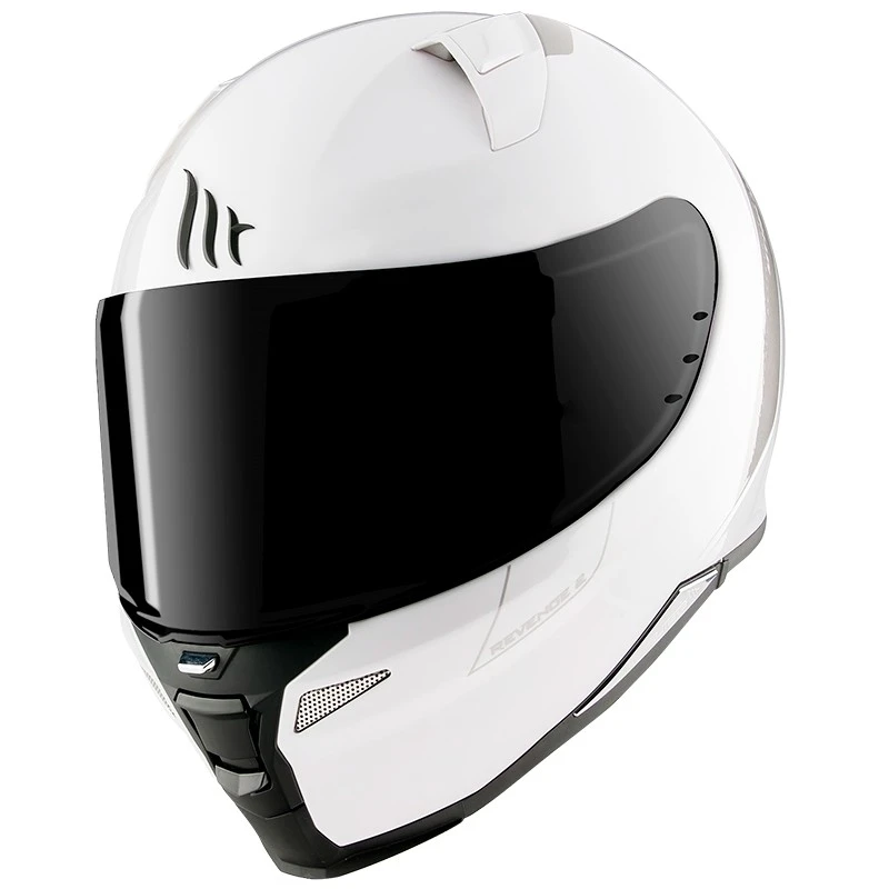 MT Helmets Casque De Moto Intégral Mt Helmet REVENGE 2 Solid Gloss White Pearl 3 MT Helmets Casque De Moto Intégral Mt Helmet REVENGE 2 Solid Gloss White Pearl