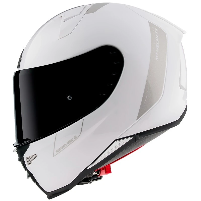 MT Helmets Casque De Moto Intégral Mt Helmet REVENGE 2 Solid Gloss White Pearl 4 MT Helmets Casque De Moto Intégral Mt Helmet REVENGE 2 Solid Gloss White Pearl – Image 2