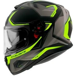 MT Helmets Casque De Moto Intégral Mt Helmet THUNDER 3 Sv TURBINE C3 Matt Black Fluo Yellow