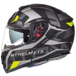 MT Helmets Casque De Moto Modulaire Approuvé P / J Mt Casque ATOM Sv Divergence A12 Matt Grey -MT Helmets Shop casque de moto modulaire approuve p j mt casque atom sv divergence a12 matt grey 135800