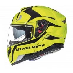 MT Helmets Casque De Moto Modulaire Approuvé P / J Mt Casque ATOM Sv Divergence F1 Fluo Yellow -MT Helmets Shop casque de moto modulaire approuve p j mt casque atom sv divergence f1 fluo yellow 135793