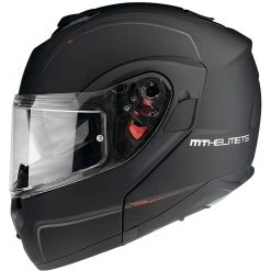 MT Helmets Casque De Moto Modulaire Approuvé P / J Mt Casque ATOM Sv Solid Matt Black -MT Helmets Shop casque de moto modulaire approuve p j mt casque atom sv solid matt black 104892