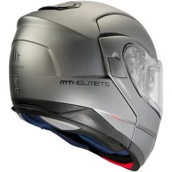MT Helmets Casque De Moto Modulaire Approuvé P / J Mt Casque ATOM SV Solid Matt Grey -MT Helmets Shop casque de moto modulaire approuve p j mt casque atom sv solid matt grey 104878