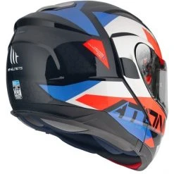 MT Helmets Casque De Moto Modulaire Approuvé P / J Mt Casque ATOM Sv W17 A7 Blanc Bleu Rouge Brillant -MT Helmets Shop casque de moto modulaire approuve p j mt casque atom sv w17 a7 blanc bleu rouge brillant 122799