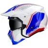 MT Helmets Casque De Moto Trial Mt Casque STREETFIGHTER Exrta Sv TWIN B7 Blanc Glossy Blue -MT Helmets Shop casque de moto trial mt casque streetfighter exrta sv twin b7 blanc glossy blue 102934