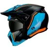MT Helmets Casque De Moto Trial Mt Helmet STREETFIGHTER Exrta Sv TWIN A4 Orange Fluo