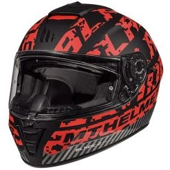 MT Helmets Casque Intégral De Moto MT Casques BLADE 2 SV CHECK Noir Matt Red