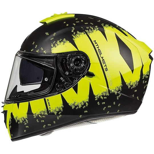 MT Helmets Casque Intégral Moto Casques MT BLADE 2 SV OBERON Noir Mat Jaune Fluo 3 MT Helmets Casque Intégral Moto Casques MT BLADE 2 SV OBERON Noir Mat Jaune Fluo