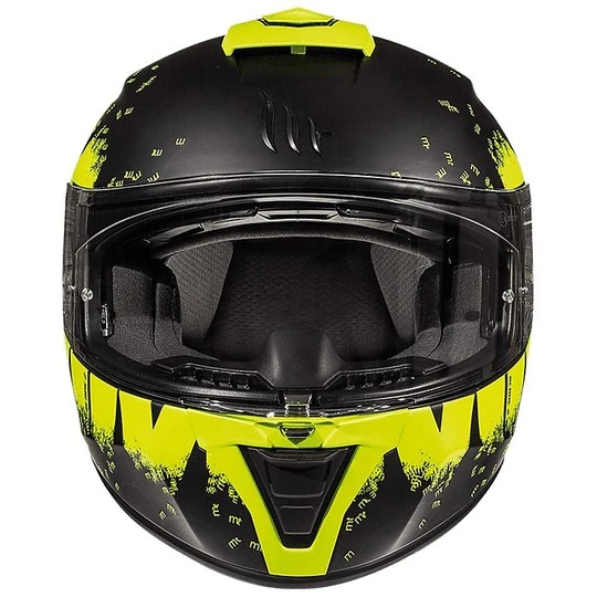MT Helmets Casque Intégral Moto Casques MT BLADE 2 SV OBERON Noir Mat Jaune Fluo 5 MT Helmets Casque Intégral Moto Casques MT BLADE 2 SV OBERON Noir Mat Jaune Fluo – Image 3