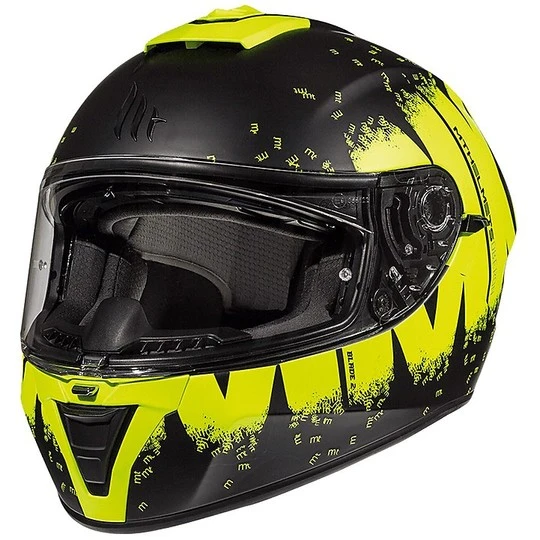 MT Helmets Casque Intégral Moto Casques MT BLADE 2 SV OBERON Noir Mat Jaune Fluo 6 MT Helmets Casque Intégral Moto Casques MT BLADE 2 SV OBERON Noir Mat Jaune Fluo – Image 4