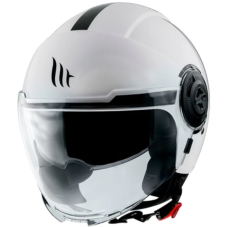 MT Helmets Casque Moto Demi-Jet Mt Casque VIALE Sv Solid A0 Glossy White 3 MT Helmets Casque Moto Demi-Jet Mt Casque VIALE Sv Solid A0 Glossy White