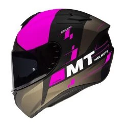 MT Helmets Casque Moto Intégral Mt Casque TARGO Rigel A8 Noir Mat Rose Fluo -MT Helmets Shop casque moto integral mt casque targo rigel a8 noir mat rose fluo 92825