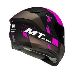 MT Helmets Casque Moto Intégral Mt Casque TARGO Rigel A8 Noir Mat Rose Fluo -MT Helmets Shop casque moto integral mt casque targo rigel a8 noir mat rose fluo 92826
