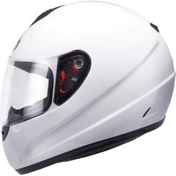 MT Helmets Casque Moto Intégral MT Casques THUNDER KID Blanc Brillant