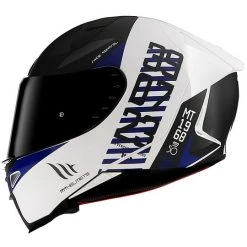 MT Helmets Casque Moto Intégral Mt Helmet REVENGE 2 CHRONO A7 Blanc Matt Blue -MT Helmets Shop casque moto integral mt helmet revenge 2 chrono a7 blanc matt blue 92869