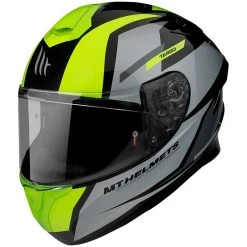 MT Helmets Casque Moto Intégral Mt Helmet TARGO PRO Sound A3 Glossy Fluo Yellow