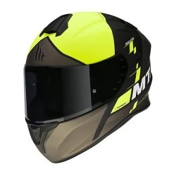 MT Helmets Casque Moto Intégral Mt Helmet TARGO Rigel A3 Matt Fluo Yellow