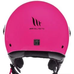 MT Helmets Casque Moto Jet MT Casques STREET Solid A8 Glossy Pink -MT Helmets Shop casque moto jet mt casques street solid a8 glossy pink 55875