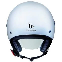 MT Helmets Casque Moto Jet MT Casques STREET Solid Glossy White -MT Helmets Shop casque moto jet mt casques street solid glossy white 93009