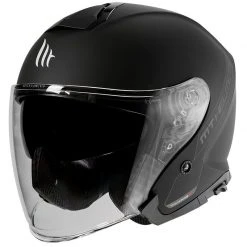 MT Helmets Casque Moto Jet MT Casques Thunder3 SV Jet Solid A1 Matt Black