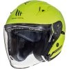 Casque Moto Jet MT Helmets Avenue SV Solid Yellow Fluo -MT Helmets Shop casque moto jet mt helmets avenue sv solid yellow fluo 102913