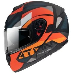 MT Helmets Casque Moto Modulaire Approuvé P / J Mt Casque ATOM Sv W17 A4 Orange Mat -MT Helmets Shop casque moto modulaire approuve p j mt casque atom sv w17 a4 orange mat 122805