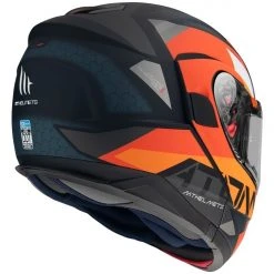MT Helmets Casque Moto Modulaire Approuvé P / J Mt Casque ATOM Sv W17 A4 Orange Mat -MT Helmets Shop casque moto modulaire approuve p j mt casque atom sv w17 a4 orange mat 122807