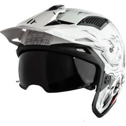 MT Helmets Casque Moto Mt Casque STREETFIGHTER Sv DARKNESS A1 Noir Brillant Blanc -MT Helmets Shop casque moto mt casque streetfighter sv darkness a1 noir brillant blanc 139213