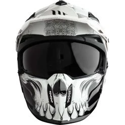 MT Helmets Casque Moto Mt Casque STREETFIGHTER Sv DARKNESS A1 Noir Brillant Blanc -MT Helmets Shop casque moto mt casque streetfighter sv darkness a1 noir brillant blanc 139216
