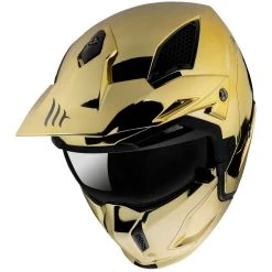 MT Helmets Casque Moto Mt Helmet STREETFIGHTER Sv CHROMED A9 Gold -MT Helmets Shop casque moto mt helmet streetfighter sv chromed a9 gold 118799