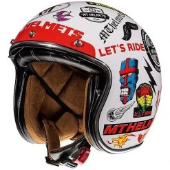 MT Helmets Casque Moto Vintage Jet MT Casques Le Mans SV 2 ANARCHY A0 Glossy White 9 MT Helmets Casque Moto Vintage Jet MT Casques Le Mans SV 2 ANARCHY A0 Glossy White -MT Helmets Shop casque moto vintage jet mt casques le mans sv 2 anarchy a0 glossy white 71040