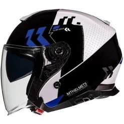 MT Helmets Casque MotoJet Double Visor MT Casques THUNDER 3 SV Jet Venus A7 Blue Fluo Glossy -MT Helmets Shop casque motojet double visor mt casques thunder 3 sv jet venus a7 blue fluo glossy 70992