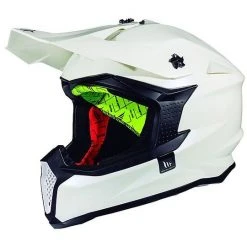 MT Helmets Casque MT Casque Cross Casque Enduro FALCON Solid A0 Pearl White
