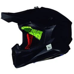 MT Helmets FALCON Solid A1 Cross Enduro Casque De Moto Glossy Black