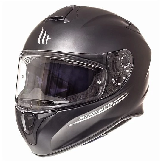 MT Helmets Targo Solid A1 Integral Casque De Moto Matt Black 2 MT Helmets Targo Solid A1 Integral Casque De Moto Matt Black